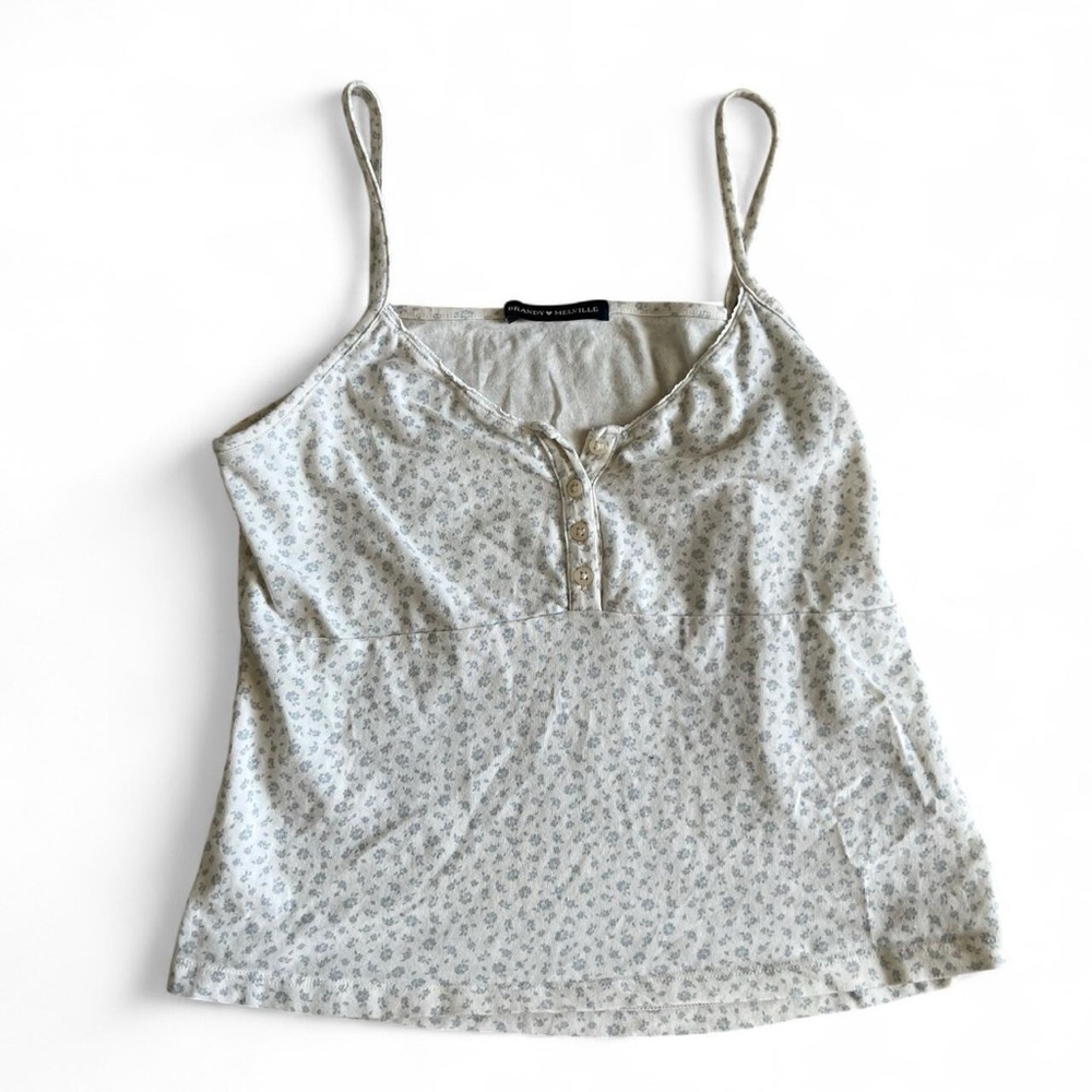 Floral Print Strap Top